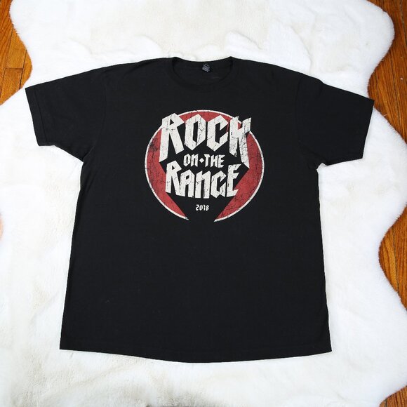 Tultex ROCK ON THE RANGE 2018 Festival T-Shirt | Size X-Large - Picture 1 of 11